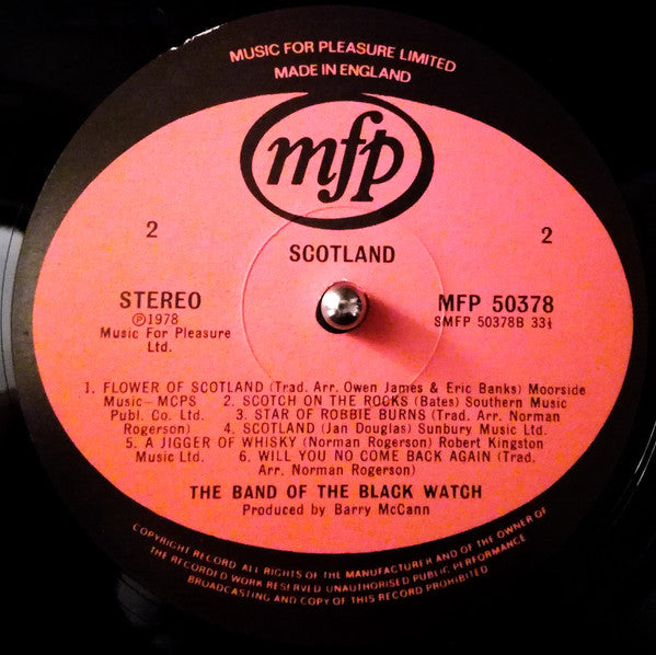The Band Of The Black Watch : Scotland (LP)