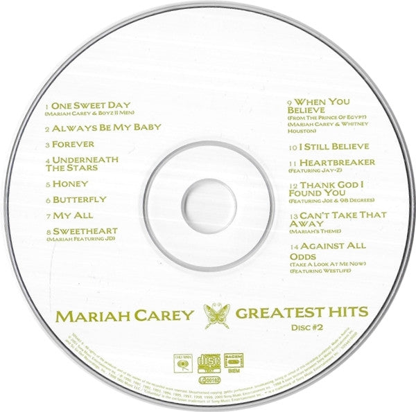 Mariah Carey : Greatest Hits (2xCD, Comp)