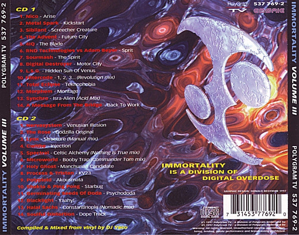 Various : Immortality Volume III (2xCD, Comp, Mixed)