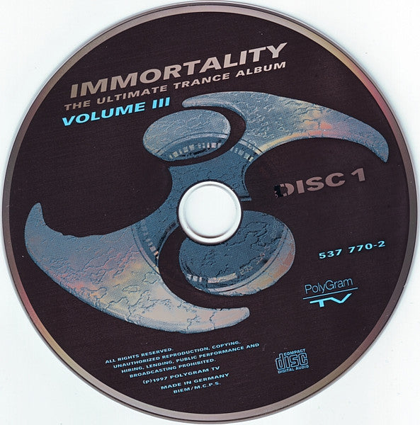 Various : Immortality Volume III (2xCD, Comp, Mixed)