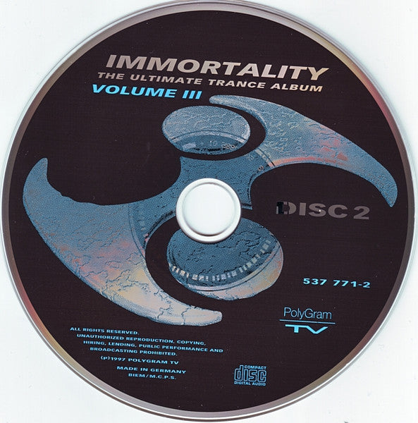 Various : Immortality Volume III (2xCD, Comp, Mixed)