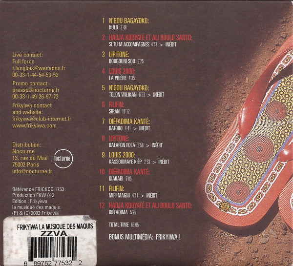 Various : Frikyiwa - La Musique Des Maquis - Bon Coin (CD, Comp)