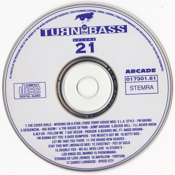 Various : Turn Up The Bass Volume 21 (CD, Comp)