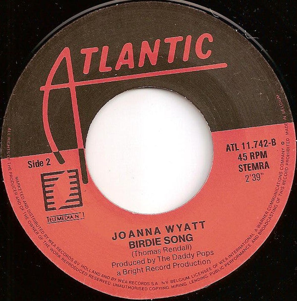Joanna Wyatt : Stupid Cupid (7", Single, Red)