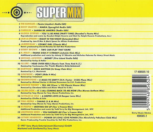 Various : Super Mix Vol. 1 (CD, Comp, Mixed)