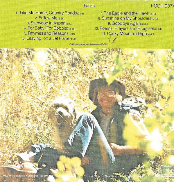 John Denver : John Denver's Greatest Hits (CD, Comp, RE)