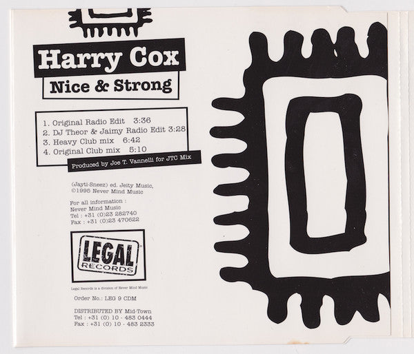 Harry Cox : Nice & Strong (CD, Maxi)