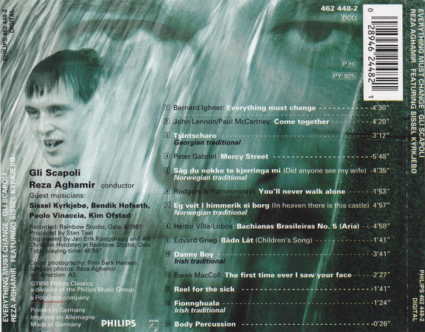 Gli Scapoli, Reza Aghamir Featuring Sissel : Everything Must Change (CD, Album)
