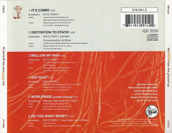 The Roots : From The Ground Up (CD, EP, Red)