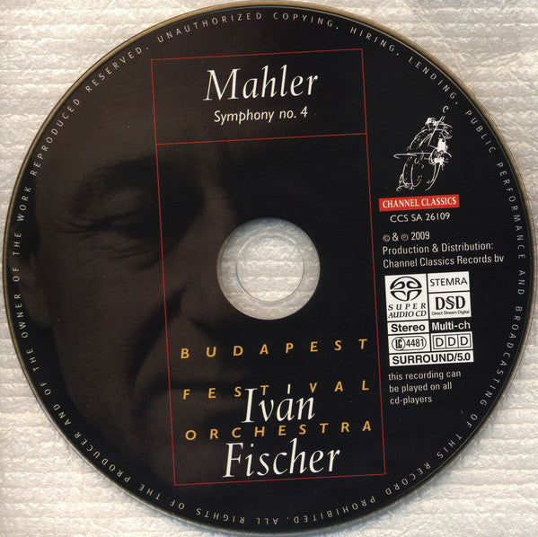 Gustav Mahler, Budapest Festival Orchestra, Ivan Fischer, Miah Persson : Symphony No. 4 (SACD, Hybrid, Multichannel, Album)