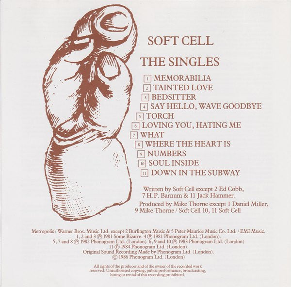 Soft Cell : The Singles (CD, Comp, RE, RP)