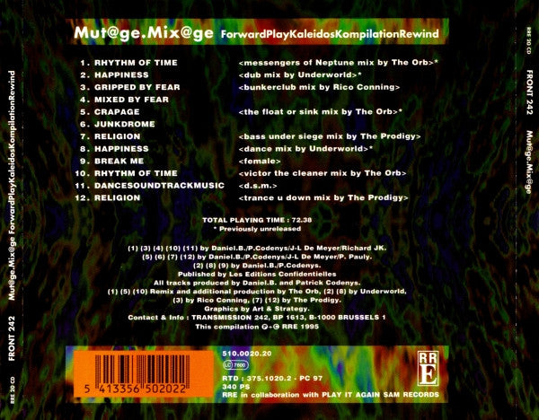 Front 242 : Mut@ge.Mix@ge (CD, Comp)