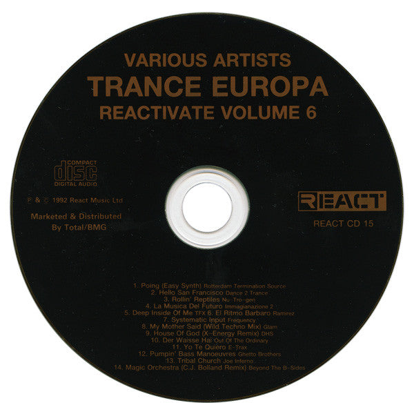 Various : Reactivate 6 - Trance Europa (CD, Comp)