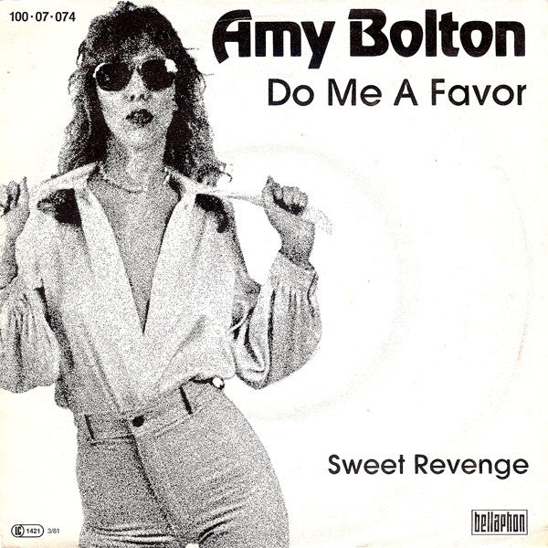 Amy Bolton : Do Me A Favor (7", Single, Red)