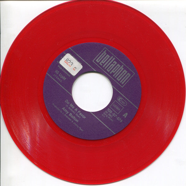 Amy Bolton : Do Me A Favor (7", Single, Red)