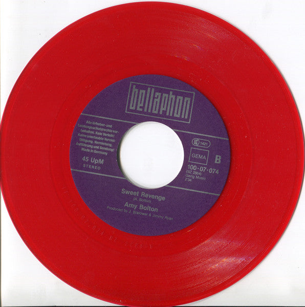 Amy Bolton : Do Me A Favor (7", Single, Red)