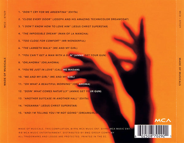 Various : Made Of Musicals (CD, Comp)