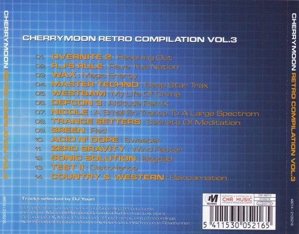 Various : Cherry Moon Retro Compilation Vol. 3 (CD, Comp)