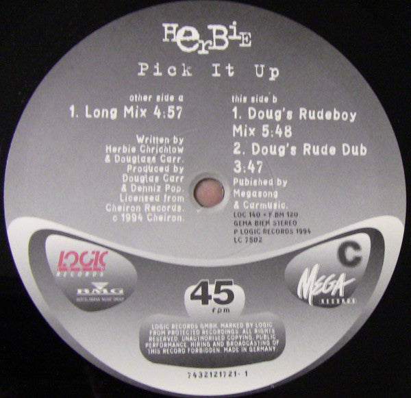 Herbie (4) : Pick It Up (12", Single)
