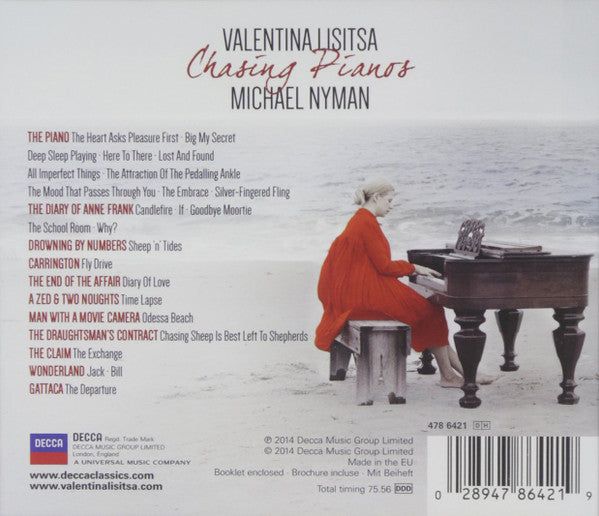 Michael Nyman - Valentina Lisitsa : Chasing Pianos - The Piano Music Of Michael Nyman (CD, Album)