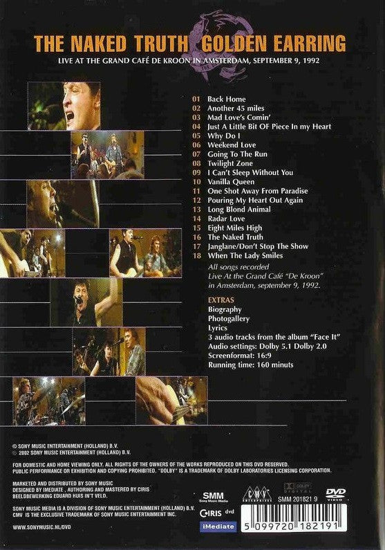 Golden Earring : The Naked Truth (DVD)
