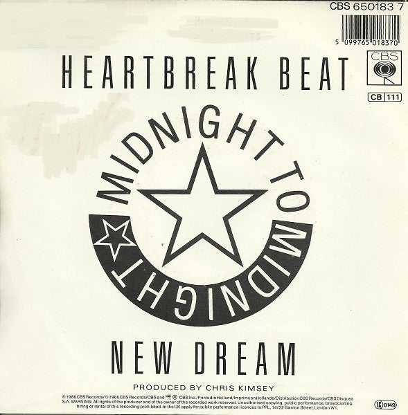 The Psychedelic Furs : Heartbreak Beat (7", Single)
