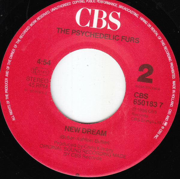The Psychedelic Furs : Heartbreak Beat (7", Single)