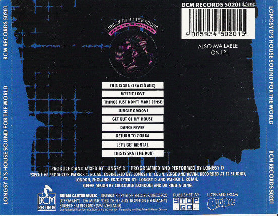 Longsy D : For The World (CD, Album)