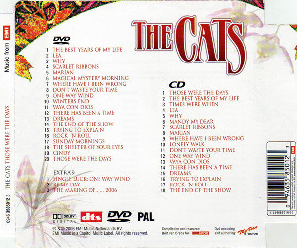 The Cats : Those Were The Days (CD, Comp + DVD)