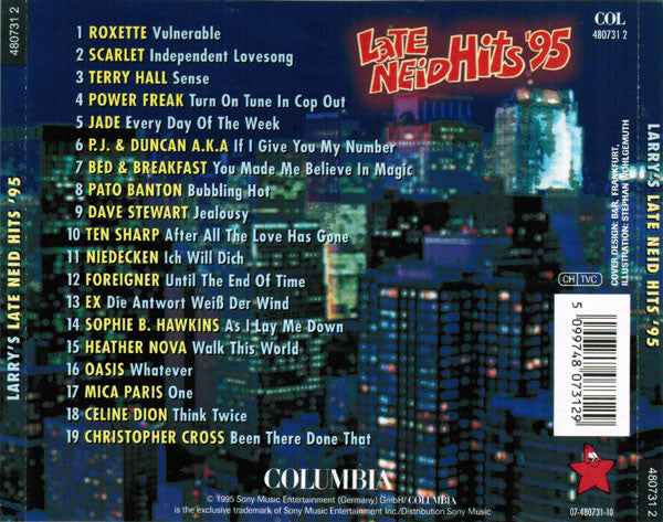 Various : Larry Präsentiert Late Neid Hits '95 (CD, Comp)