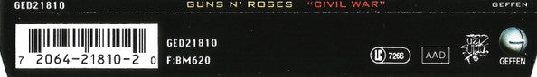 Guns N' Roses : Civil War (CD, Maxi)
