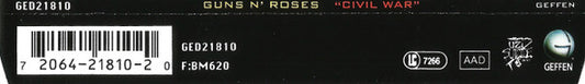 Guns N' Roses : Civil War (CD, Maxi)