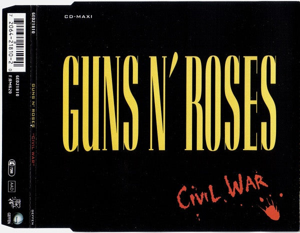 Guns N' Roses : Civil War (CD, Maxi)