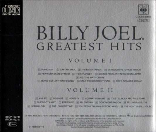 Billy Joel : Greatest Hits Volume I & Volume II (2xCD, Comp)
