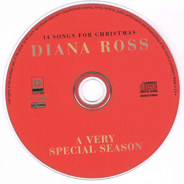 Diana Ross : A Very Special Season (CD, Album)