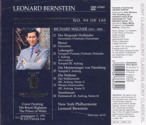 Leonard Bernstein, New York Philharmonic, Richard Wagner : Wagner: Orchestral Music From The Operas (CD, Comp)