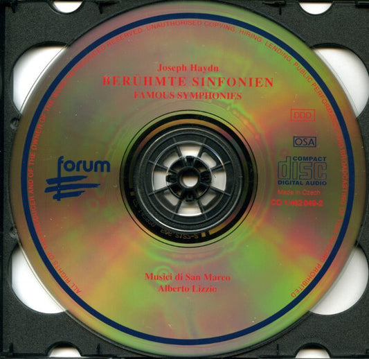 Joseph Haydn - Musici Di San Marco, Alberto Lizzio : Berühmte Sinfonien = Famous Symphonies (2xCD, Album)