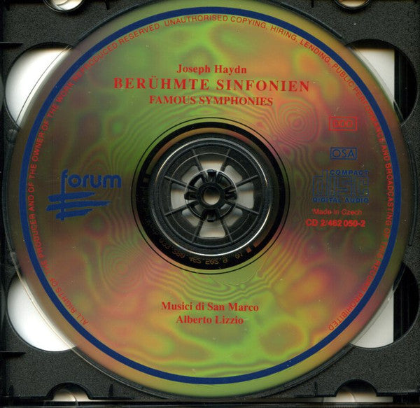 Joseph Haydn - Musici Di San Marco, Alberto Lizzio : Berühmte Sinfonien = Famous Symphonies (2xCD, Album)