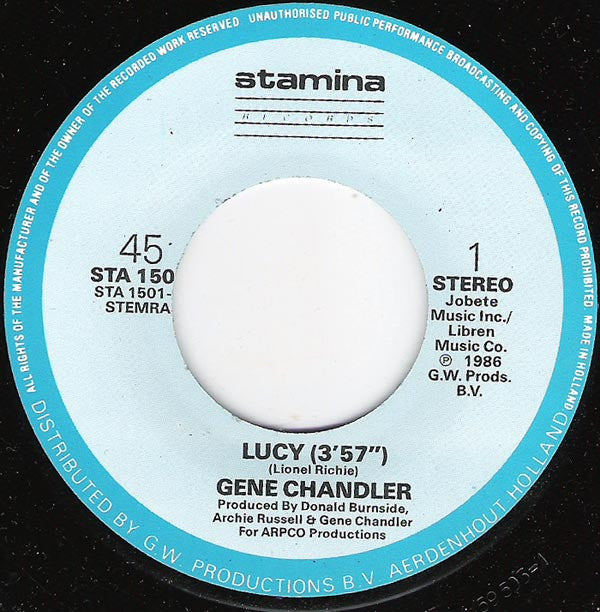 Gene Chandler : Lucy (7")