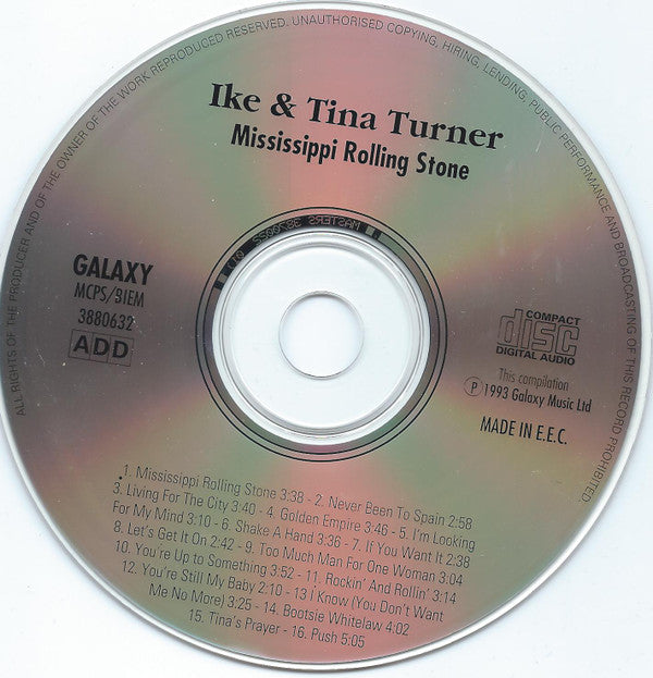 Ike & Tina Turner : Mississippi Rolling Stone (CD, Comp)
