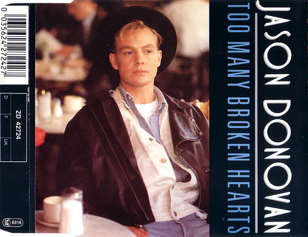Jason Donovan : Too Many Broken Hearts (CD, Maxi)