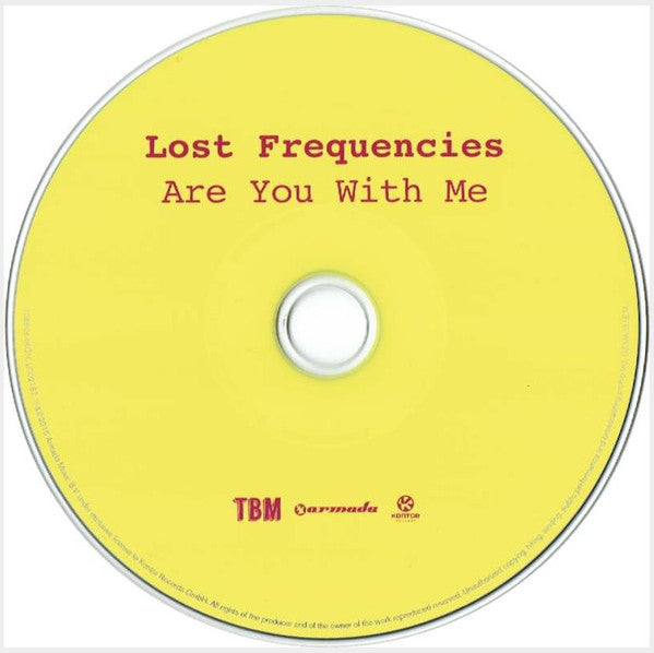 Lost Frequencies : Are You With Me (CD, Single)