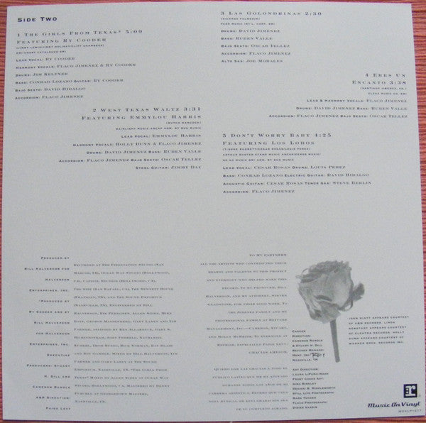 Flaco Jimenez : Partners (LP, Album, RE)