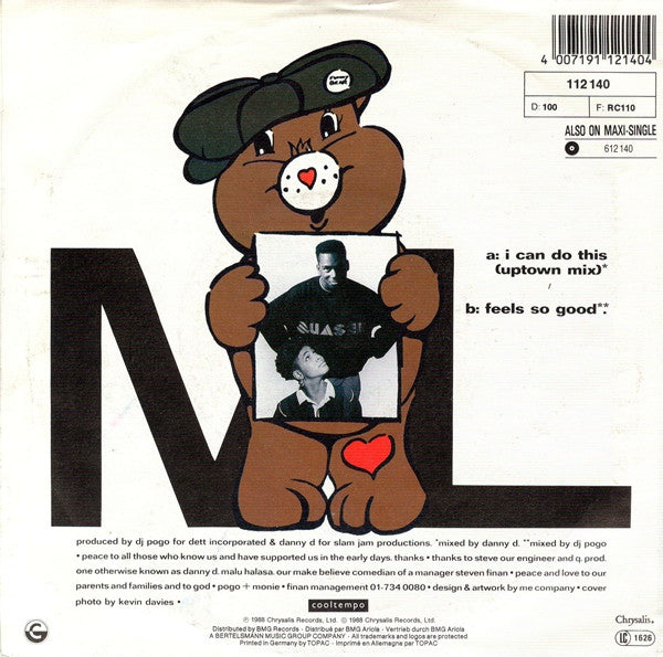 Monie Love : I Can Do This (7", Single)
