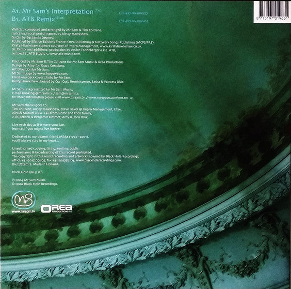 Mr. Sam Featuring Kirsty Hawkshaw : Insight (Disc 2) (12")