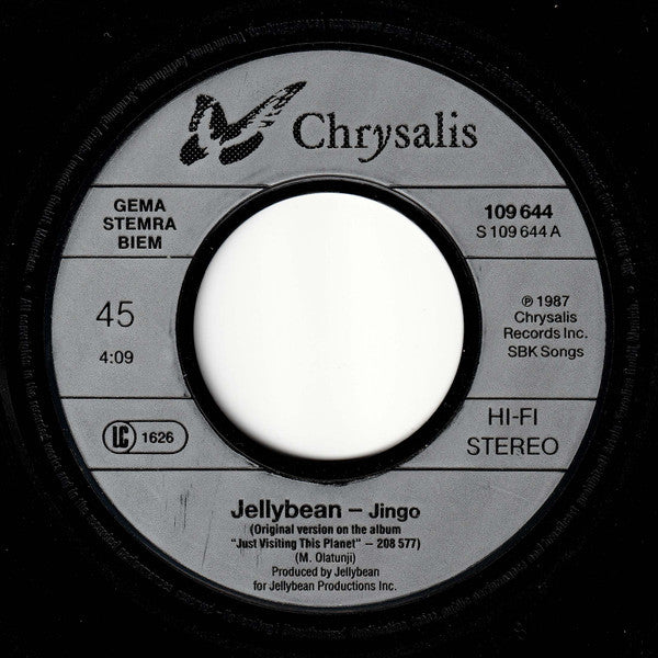 John "Jellybean" Benitez : Jingo (7", Single)