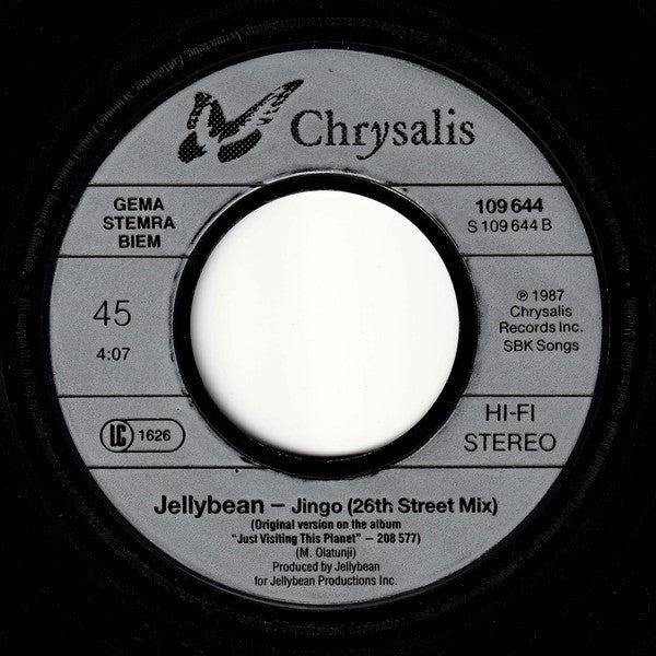 John "Jellybean" Benitez : Jingo (7", Single)