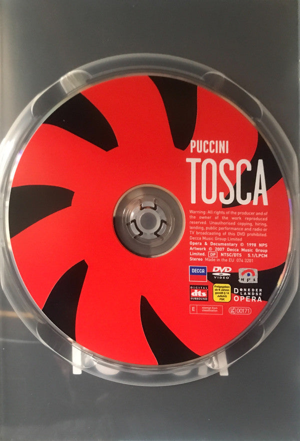 Giacomo Puccini, Catherine Malfitano, Bryn Terfel, Richard Margison, Nederlands Opera Koor, Concertgebouworkest, Riccardo Chailly : Tosca (DVD-V, NTSC, DTS)