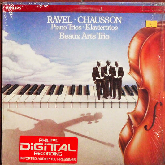 Beaux Arts Trio - Maurice Ravel • Ernest Chausson : Piano Trios • Klaviertrios (LP, Album)