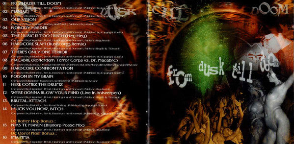 Rotterdam Terror Corps : From Dusk Till Doom (CD, Album)